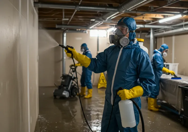 Basement Sanitization and Antimicrobial Treatment process in Kihei, HI