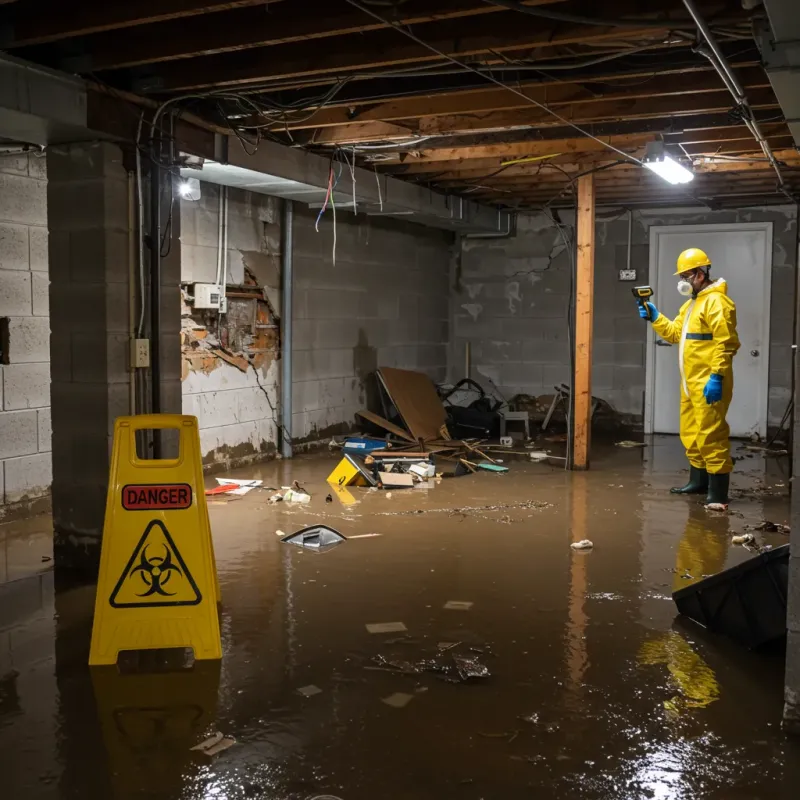 Flooded Basement Electrical Hazard in Kihei, HI Property
